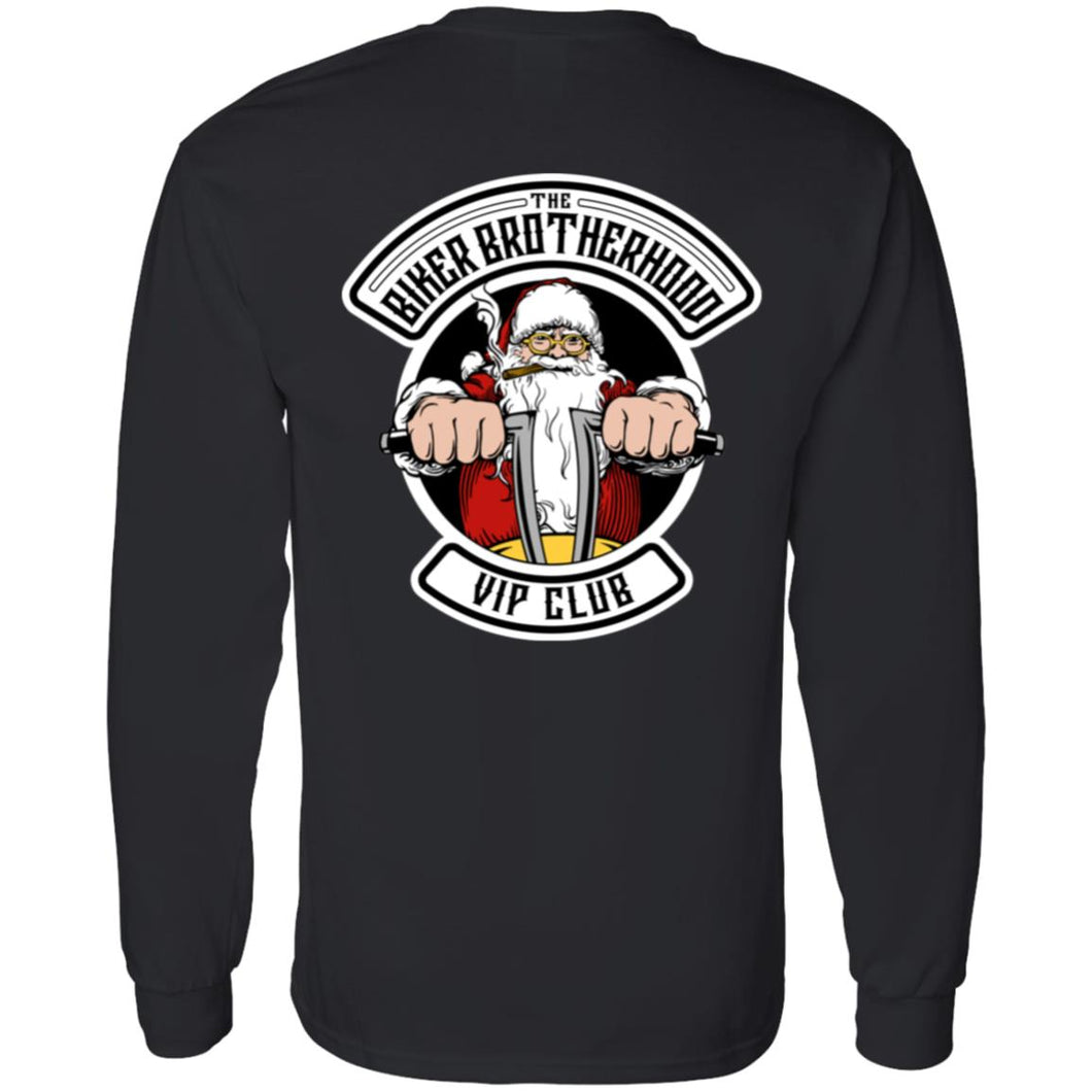 Biker Brotherhood  Santa Long Sleeve Tee