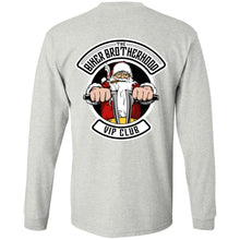 Load image into Gallery viewer, Biker Brotherhood  Santa Long Sleeve Tee