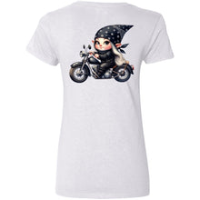 Load image into Gallery viewer, Blonde Biker Elf Girl - V-Neck