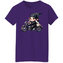 Load image into Gallery viewer, Blonde Biker Elf Girl - Ladie&#39;s Tee