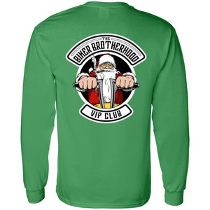 Biker Brotherhood  Santa Long Sleeve Tee