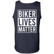 Load image into Gallery viewer, Biker Lives Matter - BLM Tank Top (Design on back)