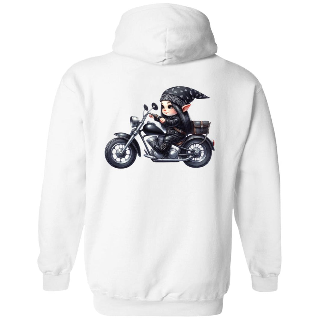 Brurnette Biker Elf Girl - Hoodie