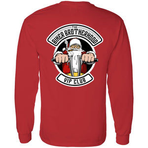 Biker Brotherhood  Santa Long Sleeve Tee