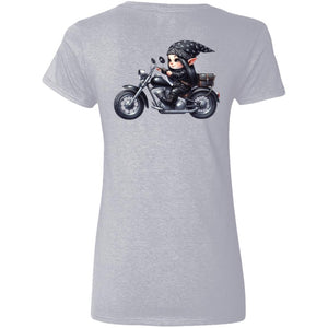 Biker Gnome Brunette V-Neck