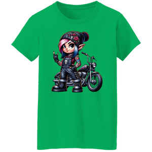 Elf Biker Girl - Ladie's Tee