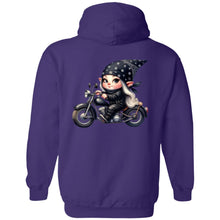 Load image into Gallery viewer, Blonde Biker Elf Girl - Hoodie