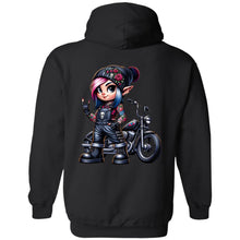 Load image into Gallery viewer, Elf Biker Girl Hoodie Hoodie