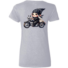 Load image into Gallery viewer, Blonde Biker Elf Girl - V-Neck