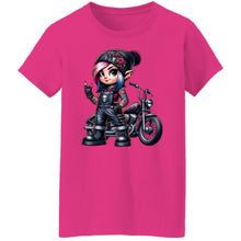 Load image into Gallery viewer, Elf Biker Girl - Ladie&#39;s Tee