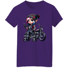 Load image into Gallery viewer, Elf Biker Girl - Ladie&#39;s Tee