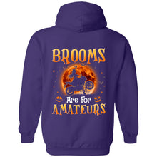 Load image into Gallery viewer, Brooms Are For Amateurs Halloween Hoodie! Sport Bike Edition