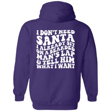 Load image into Gallery viewer, Don&#39;t Need Santa Hoodie