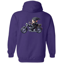 Load image into Gallery viewer, Brurnette Biker Elf Girl - Hoodie