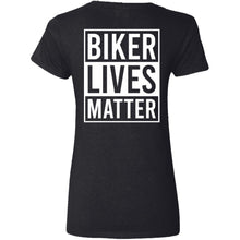 Load image into Gallery viewer, Bikers Lives Matter V-Neck Women&#39;s Tees