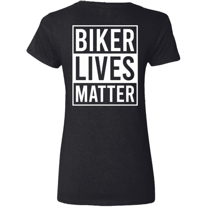 Bikers Lives Matter V-Neck Women's Tees