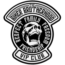 Load image into Gallery viewer, Biker Brotherhood VIP Club SEW ON Patch