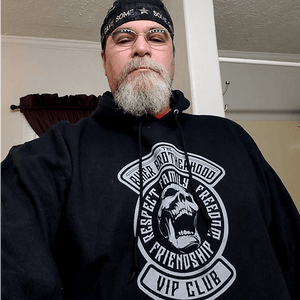 Biker Brotherhood VIP Club Patch Hoodie