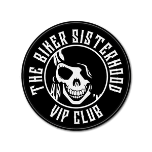 Biker Sisterhood VIP Club Member Circle Patch