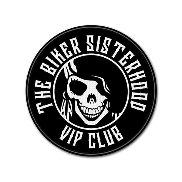 Biker Sisterhood VIP Club Member Circle Patch