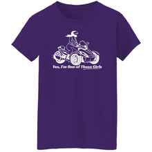 Load image into Gallery viewer, Yes, I&#39;m One of Those Girls  - Can-Am Biker Women&#39;s Fit Tee