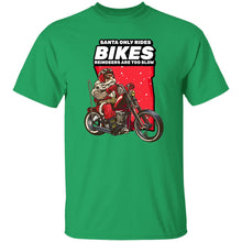 Load image into Gallery viewer, Santa Only Rides Bikes Tee