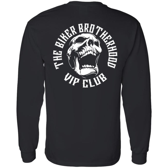 Biker Brotherhood VIP Club Logo LS Tee