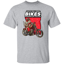 Load image into Gallery viewer, Santa Only Rides Bikes Tee