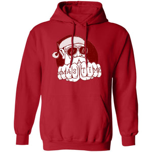 XMAS Time Biker Santa Hoodie