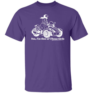 Yes, I'm One of Those Girls  - Can-Am Biker Girl Classic Fit Tee