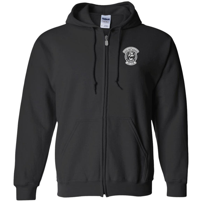 Biker Brotherhood VIP Club Zippered Hoodie w/Rocker Jacket