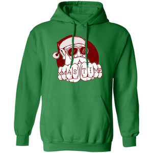 XMAS Time Biker Santa Hoodie