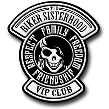 Load image into Gallery viewer, Biker Sisterhood VIP Club Member Patch - Official