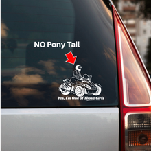 Load image into Gallery viewer, &quot;Yes, I&#39;m One of Those Girls&quot; Can-Am Window Sticker W/O Pony Tail